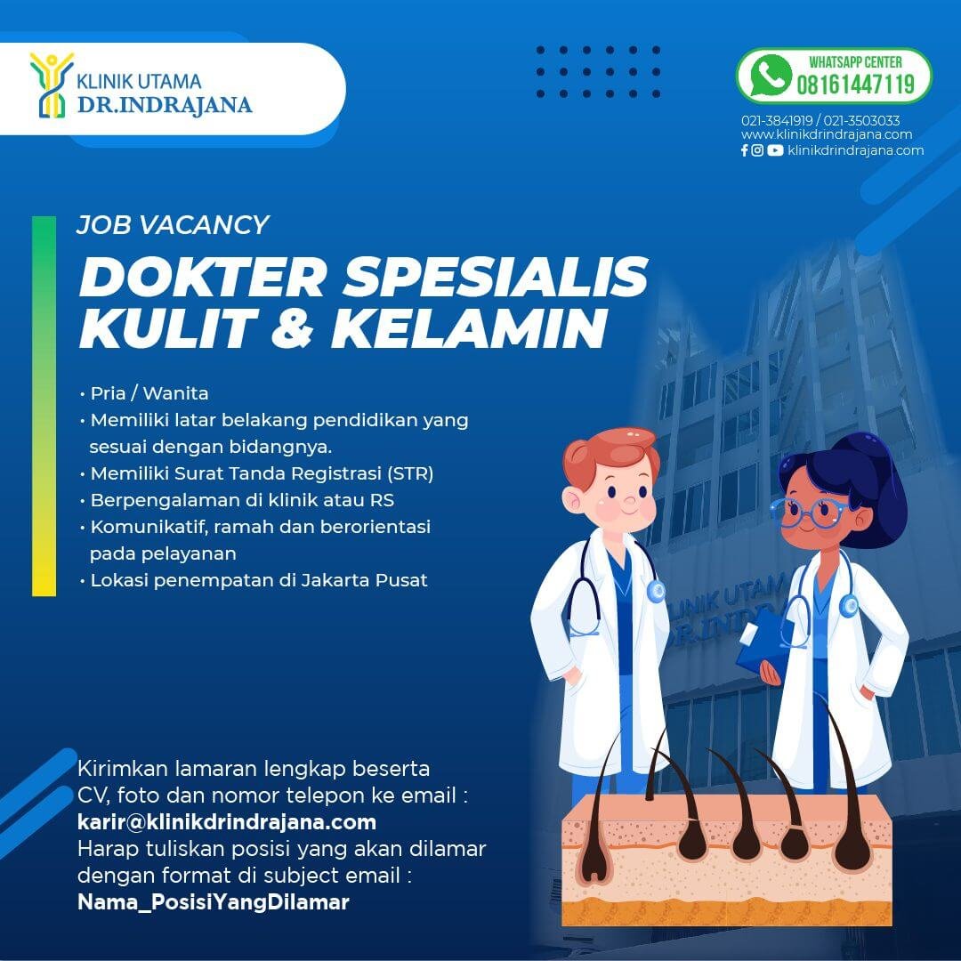 Lowongan Kerja Maret 2022-09 - Klinik Utama DR Indrajana