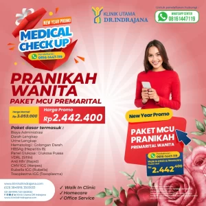 Paket MCU Pranikah Wanita Rose Jan Mar 2023