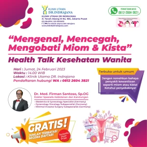 kegiatan health talk dokter spesialis obgyn