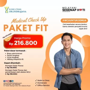 Paket MCU Fit Klinik Utama DR Indrajana