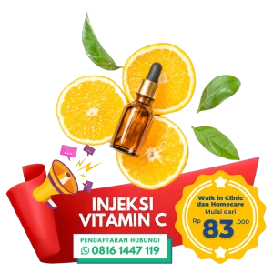 gambar silustrasi jeruk dan cairan vitamin c sebagai objek post untuk injeksi vitamin c di Klinik Utama Dr. Indrajana. Injeksi Vitamin C Klinik Utama DR Indrajana