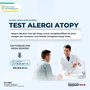 promo dari Klinik Utama Dr. Indrajana untuk melakukan Test Alergy Atopy