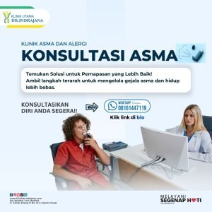 promo dari Klinik Utama Dr. Indrajana untuk melakukan Konsultasi Asma
