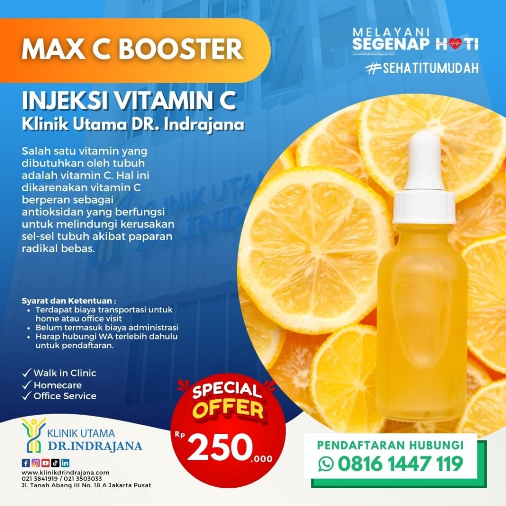 Medical Check Up dan Laboratorium Klinik Utama DR Indrajana - Suntik Injeksi Vitamin C