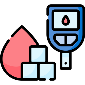 tes gula di klinik utama dr indrajana. By flaticon.