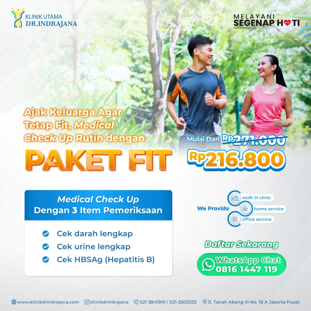 Paket FIT - Medical Check Up - Klinik Utama DR Indrajana