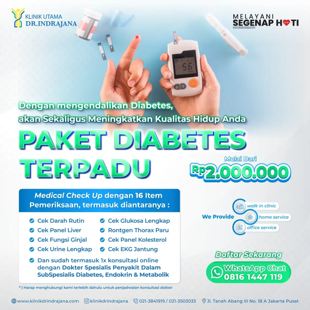 MCU Diabetes Terpadu - Klinik Utama DR Indrajana