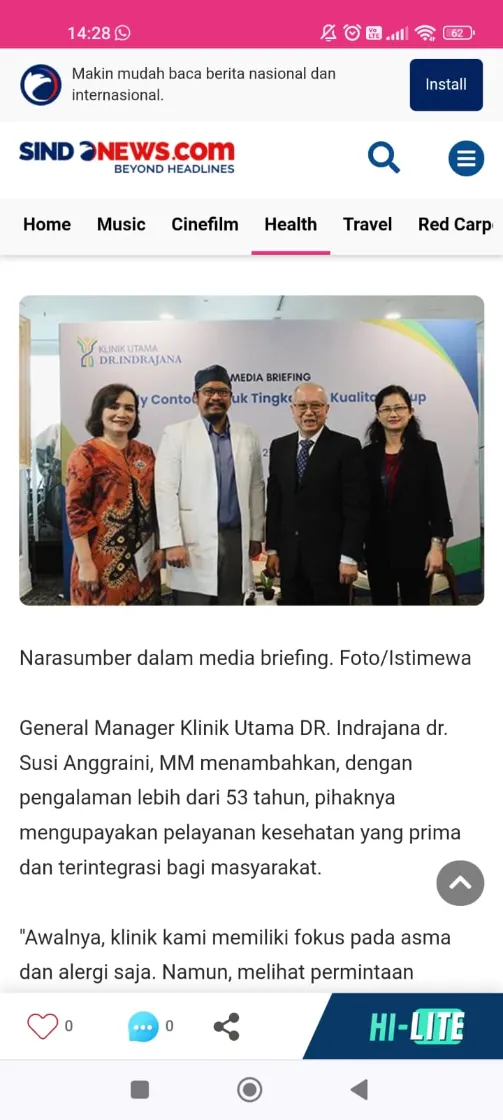 Konferensi Pers - Body Contour - Klinik Utama DR Indrajana (13)