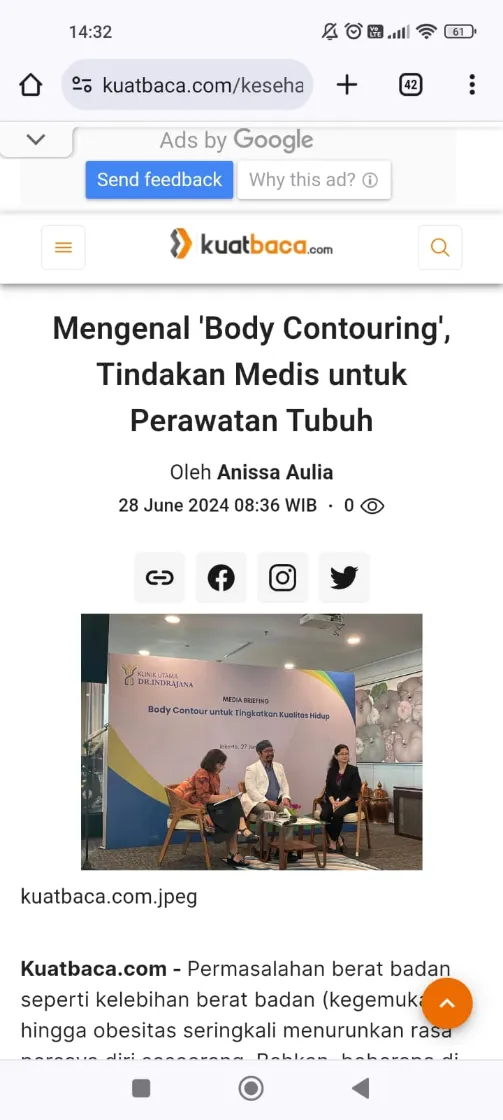 Konferensi Pers - Body Contour - Klinik Utama DR Indrajana (2)