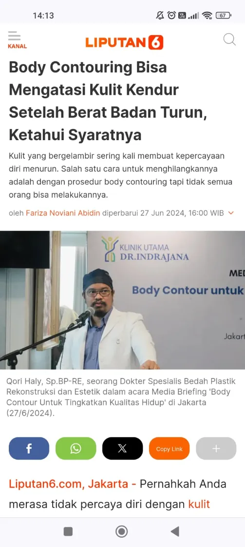 Konferensi Pers - Body Contour - Klinik Utama DR Indrajana (6)