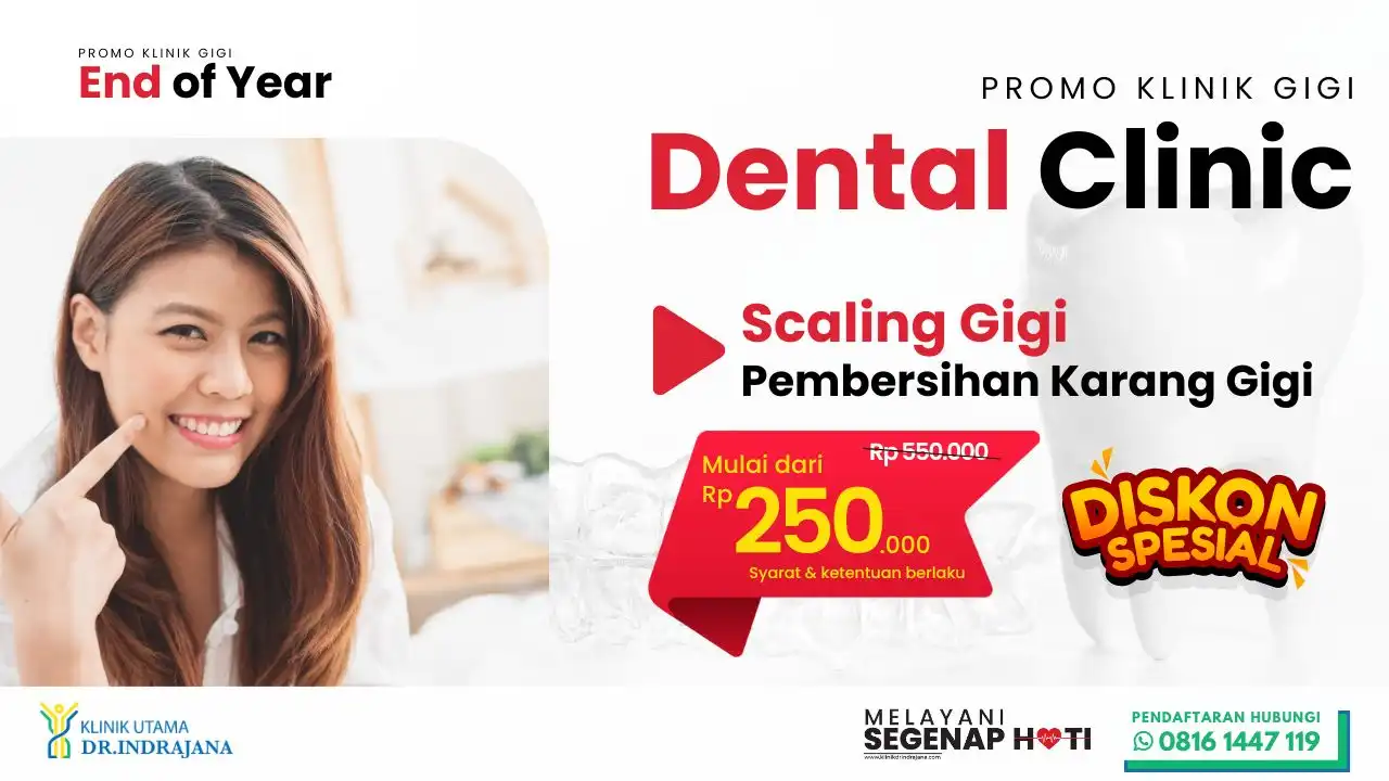 Promo Klinik Gigi - Scaling dan Tambal Gigi