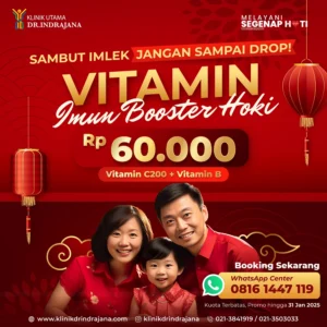 Paket Vitamin B dan C Imun Booster Imlek Hoki - Klinik Utama DR Indrajana