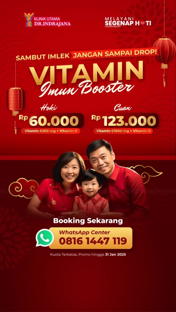 Paket Vitamin B dan C Imun Booster Imlek (Story) - Klinik Utama DR Indrajana