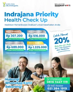 Promo Indrajana Priority Medical Check Up 2026 - Klinik Utama DR Indrajana
