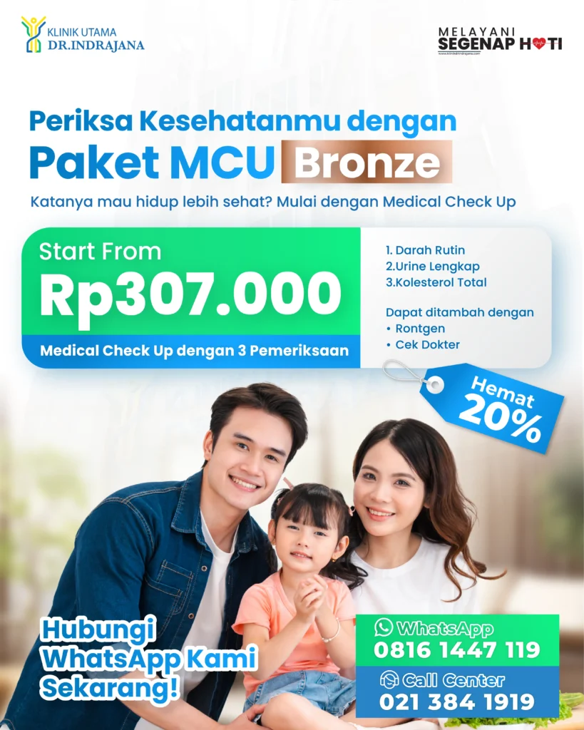 Promo MCU Klinik Utama DR Indrajana (Paket Bronze)