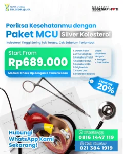 Promo MCU Klinik Utama DR Indrajana (Paket Silver Kolesterol)