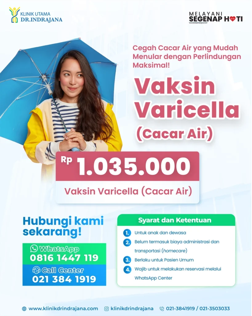 Promo Vaksin Cacar Air - Klinik Utama DR Indrajana