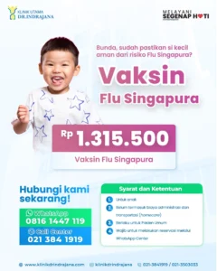 Promo Vaksin Flu Singapura - Klinik Utama DR Indrajana