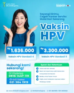 Promo Vaksin HPV - Klinik Utama DR Indrajana