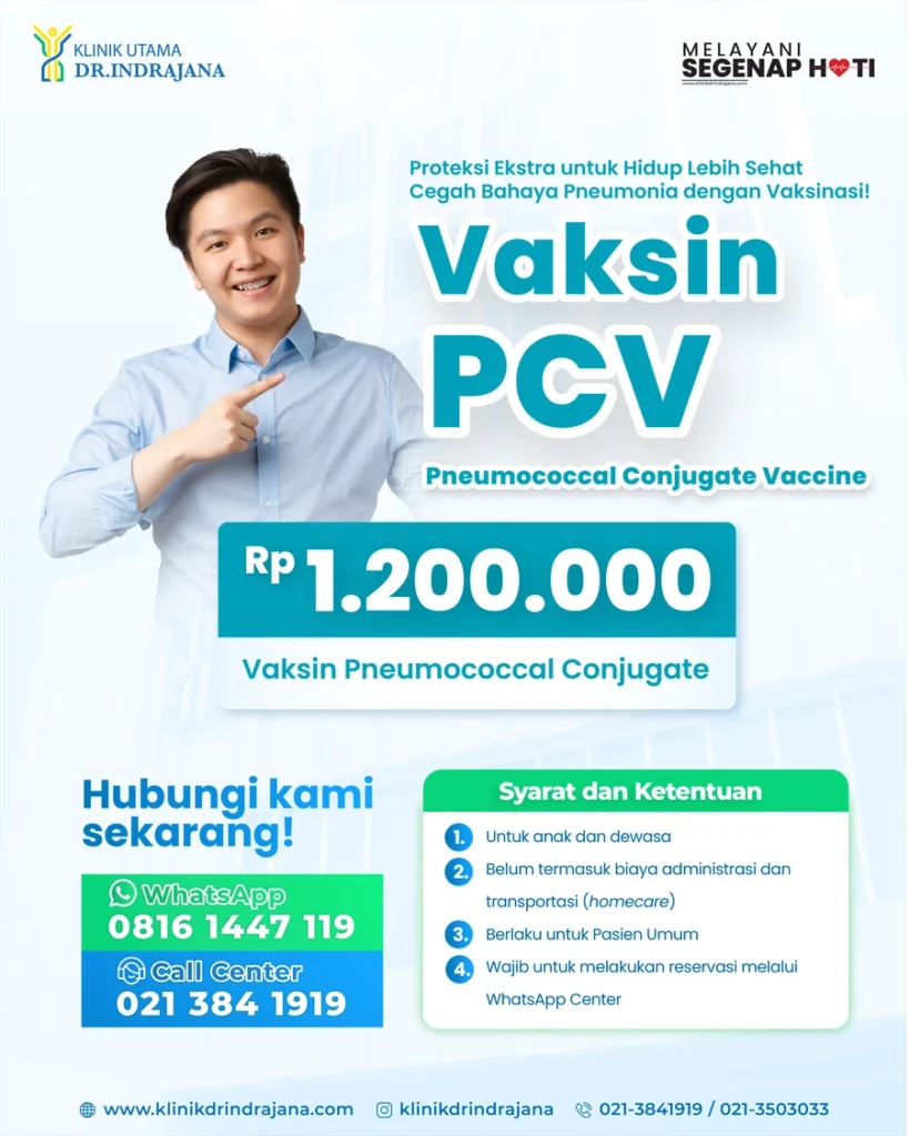 Promo Vaksin PCV 2026 - Klinik Utama DR Indrajana