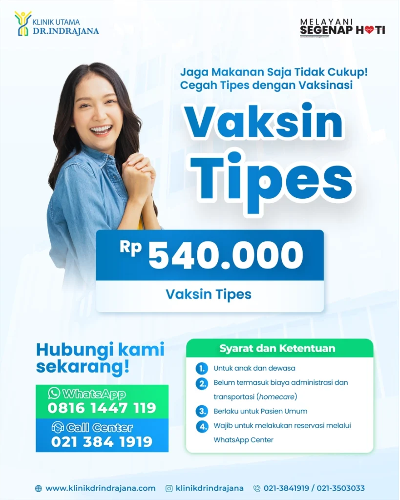 Promo Vaksin Tipes - Klinik Utama DR Indrajana