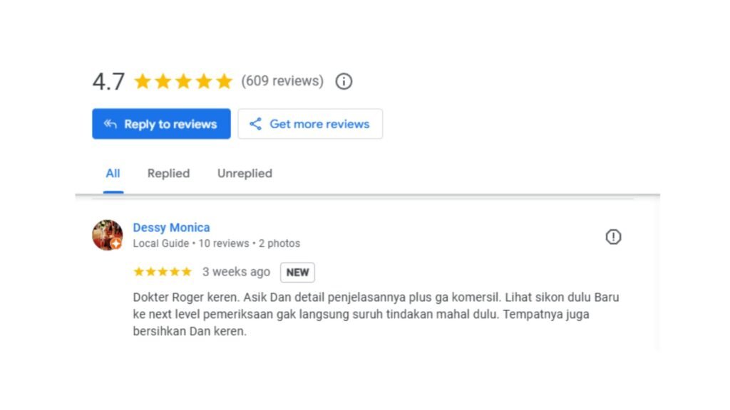 Review Klinik Ortopedi - Klinik Utama DR Indrajana