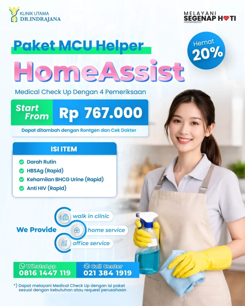 Promo MCU - Klinik Utama DR Indrajana (Paket Helper)