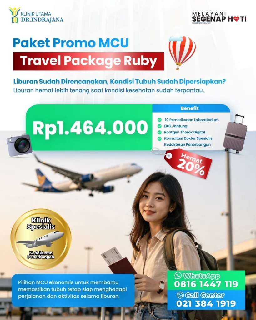 MCU Kedokteran Penerbangan Ruby - Medical Check Up Travel