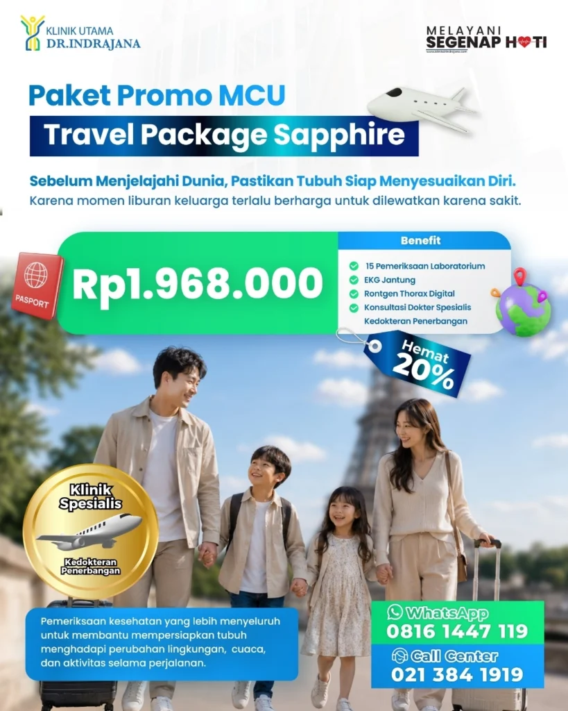 MCU Kedokteran Penerbangan Sapphire - Medical Check Up Travel