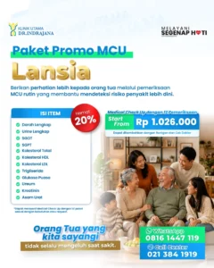 Promo Diskon Medical Check Up Lansia - Klinik Utama DR Indrajana