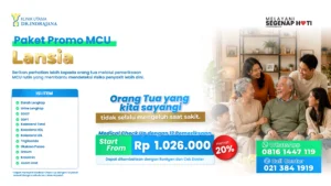 Paket MCU Lansia - Klinik Utama DR Indrajana