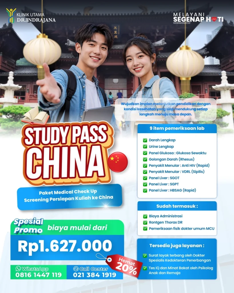 Medical Check Up Kuliah di China - Feeds