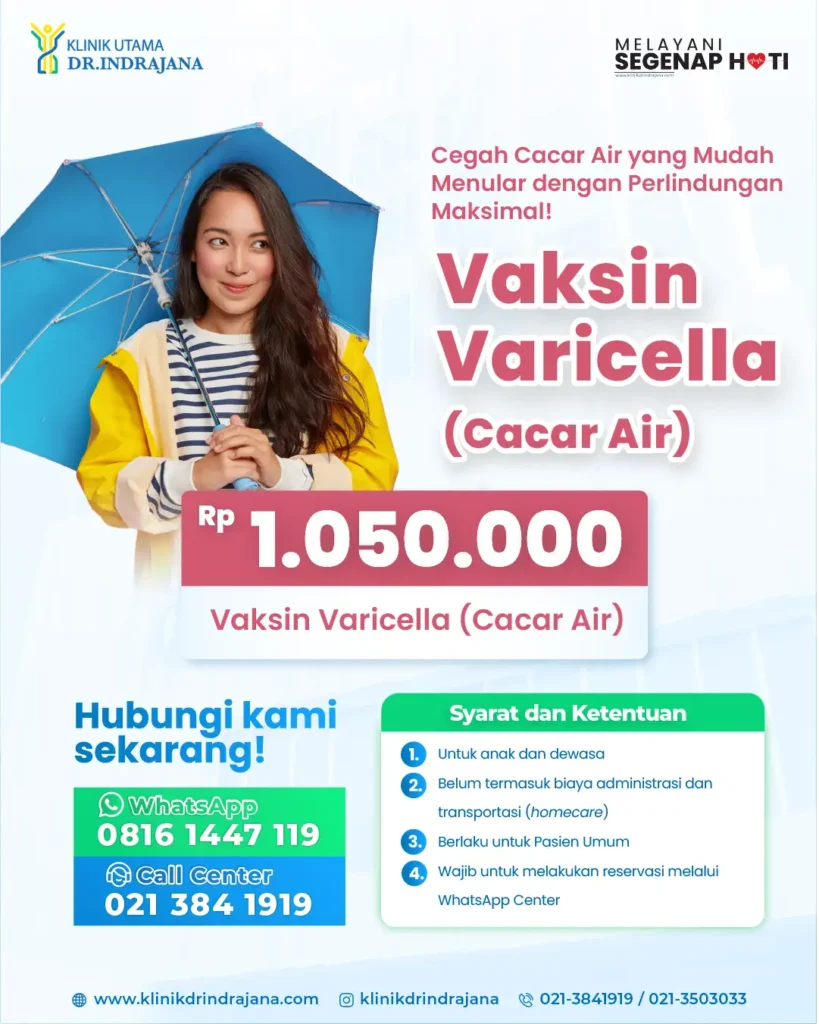Promo Vaksin Cacar Air - Klinik Utama DR Indrajana - 2026