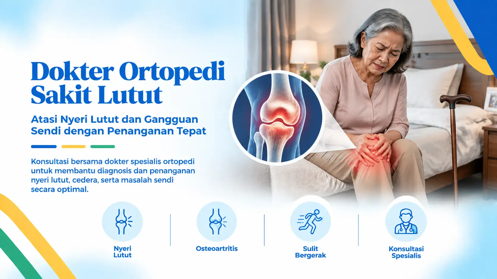 Klinik Ortopedi - Sakit Lutut - Rumah Sakit DR. Indrajana