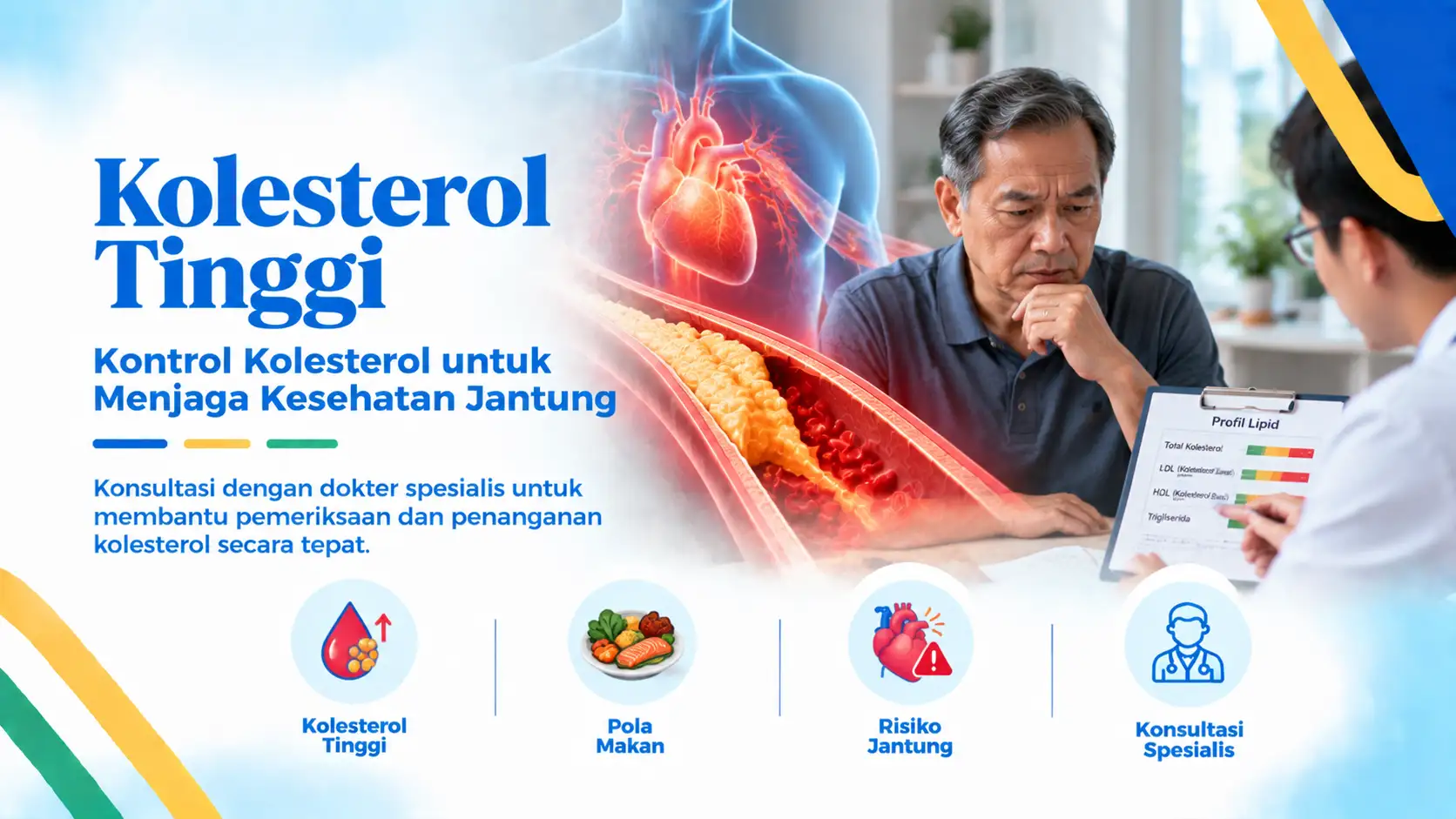 Klinik Penyakit Dalam - Kolesterol - Rumah Sakit DR. Indrajana
