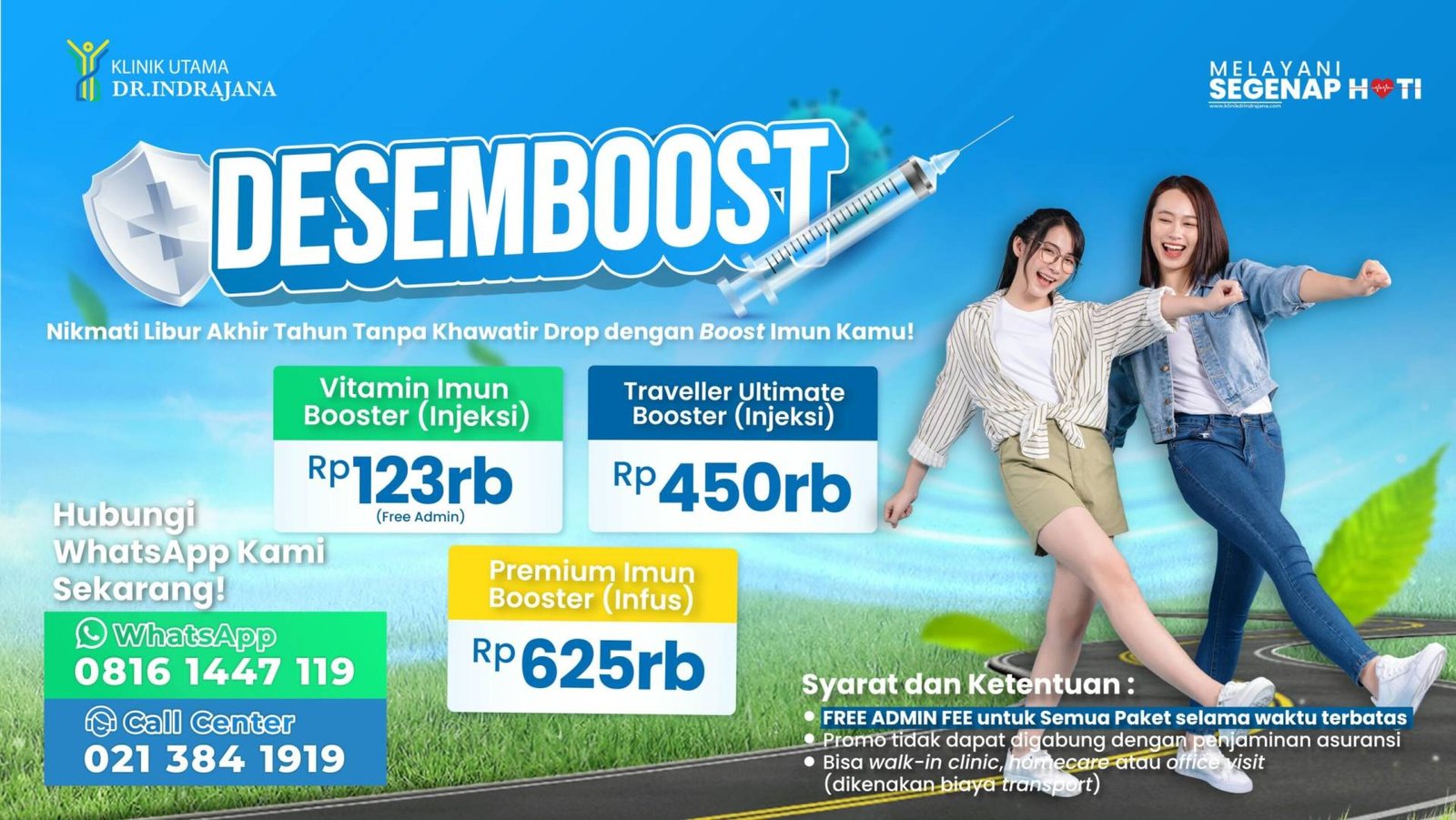 Promo Injeksi Suntik Vitamin C Klinik Utama DR Indrajana